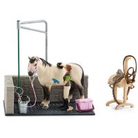Schleich 42104 Umývacie kút pre kone s príslušenstvom