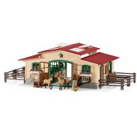 Schleich 42195 Stáj s koňmi a příslušenstvím - Poškozený obal Schleich 42195 Stáj s koňmi a příslušenstvím - Poškozený obal