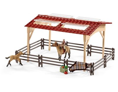Schleich Stajňa s koňmi a príslušenstvom