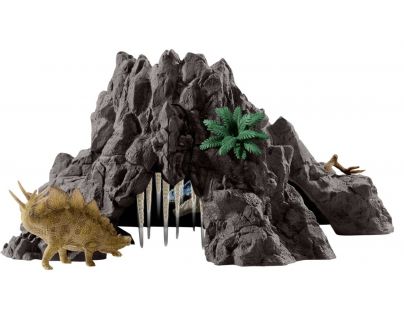 Schleich Dinosaurs Giant volcano with T-rex