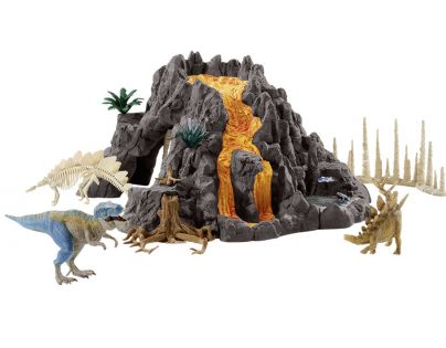Schleich Dinosaurs Giant volcano with T-rex