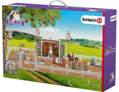 Schleich 42338 Veľké parkúrové závodisko s koňmi