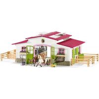 Schleich 42344 Stajňa s koňmi a príslušenstvom v pastelových farbách - Poškodený obal Schleich 42344 Stajňa s koňmi a príslušenstvom v pastelových farbách - Poškodený obal
