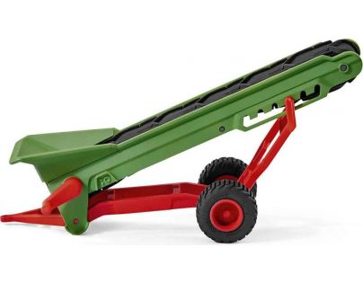 Schleich Poľnohospodársky dopravník na seno s farmárom