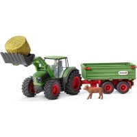 Schleich Traktor s vlekom