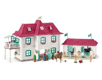 Schleich 42416 Veľký dom so stajňou a príslušenstvom - Poškodený obal