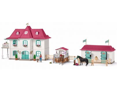 Schleich 42416 Veľký dom so stajňou a príslušenstvom - Poškodený obal
