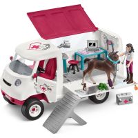 Schleich Horse Club Nová Mobilná veterinárna klinika s kobylou a ošetrovateľom - Poškodený obal 2