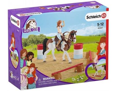 Schleich Hannah a jazdecká sada na western