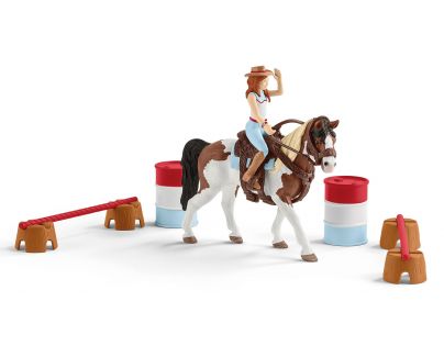 Schleich Hannah a jazdecká sada na western