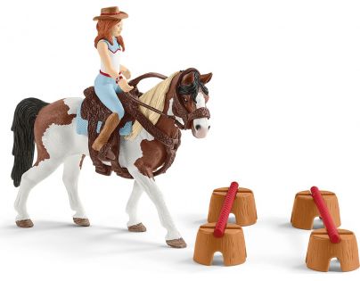 Schleich Hannah a jazdecká sada na western