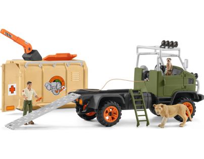 Schleich Veľký záchranný voz pre zvieratá