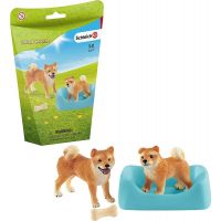 Schleich Sučka a šteňa Shiba Inu 2