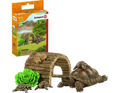 Schleich 42506 Korytnačia rodinka s domčekom