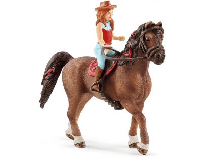 Schleich 42514 Ryšavka Hannah a kôň Cayenne