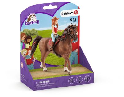 Schleich 42514 Ryšavka Hannah a kôň Cayenne