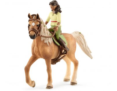 Schleich 42517 Čiernovláska Sarah a kôň Mystery
