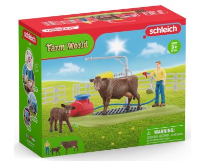 Schleich 42529 Umývacia stanica pre kravy