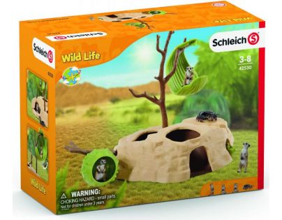 Schleich Surikaty a ich hravé preliezanie