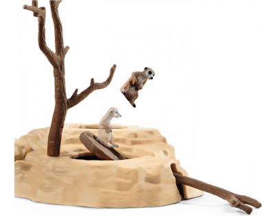 Schleich Surikaty a ich hravé preliezanie