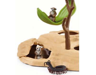 Schleich Surikaty a ich hravé preliezanie