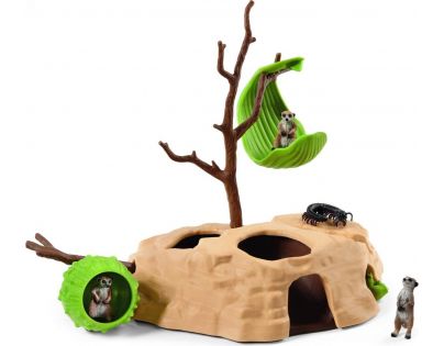 Schleich Surikaty a ich hravé preliezanie