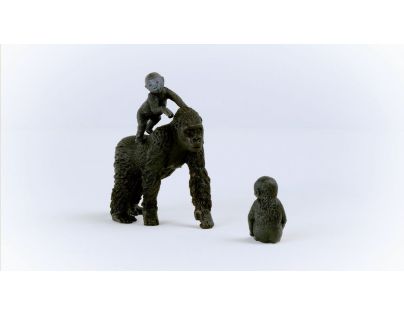 Schleich Gorilia rodina - Poškodený obal