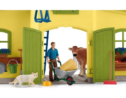 Schleich Veľká farma so zvieratkami a príslušenstvom - Poškodený obal