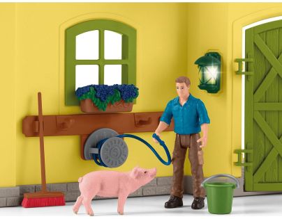 Schleich Veľká farma so zvieratkami a príslušenstvom - Poškodený obal