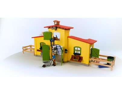 Schleich Veľká farma so zvieratkami a príslušenstvom - Poškodený obal