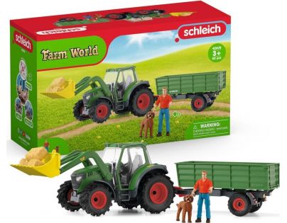 Schleich Traktor s prívesom