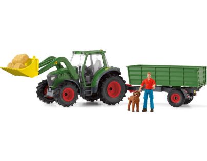 Schleich Traktor s prívesom