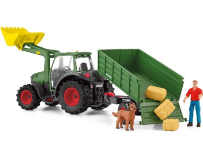 Schleich Traktor s prívesom