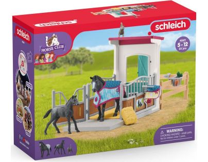 Schleich Box pre kone s kobylou a žriebäťom