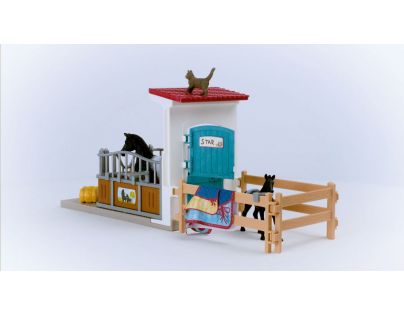 Schleich Box pre kone s kobylou a žriebäťom