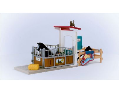 Schleich Box pre kone s kobylou a žriebäťom