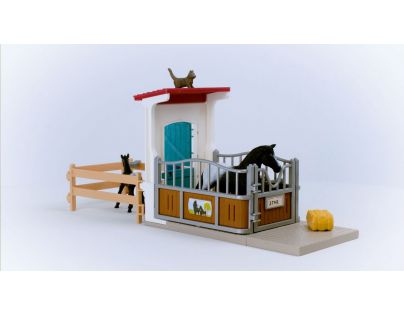 Schleich Box pre kone s kobylou a žriebäťom
