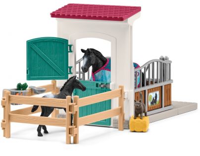 Schleich Box pre kone s kobylou a žriebäťom