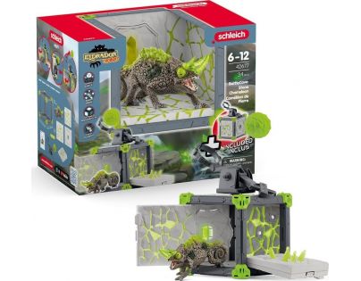 Schleich Aréna BattleCave kamenného chameleóna
