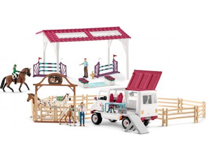 Schleich 72140 Sada parkúrových potrieb doplnkov pre veľké závody