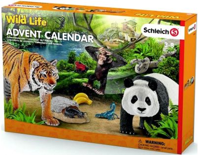Schleich 97433 Adventní kalendář - Africká zvířata - Poškozený obal