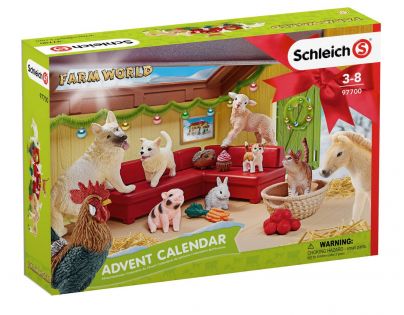 Schleich 97700 Adventní kalendář 2018 - Domácí zvířata