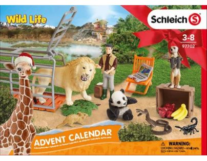 Schleich 97702 Adventní kalendář 2018 - Divoká zvířata