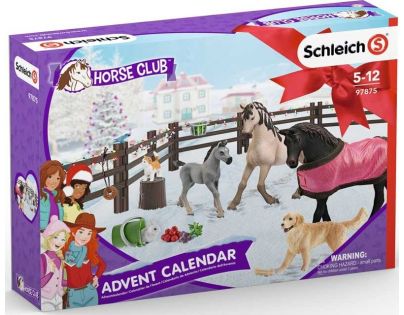 Schleich Adventný kalendár 2019 Kone - Poškodený obal