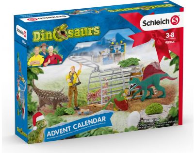 Schleich 98064 Adventný kalendár Schleich 2020 Dinosaury