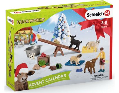 Schleich Adventný kalendár 2021 Domáce zvieratá