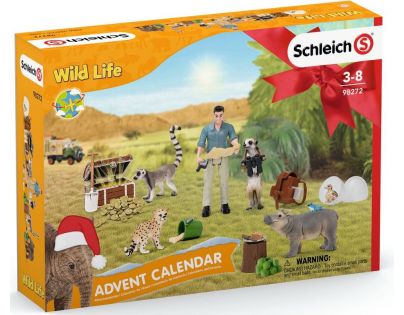 Schleich Adventný kalendár 2021 Africké zvieratá