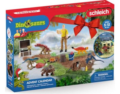 Schleich 98984 Adventný kalendár Dinosaury - Poškodený obal