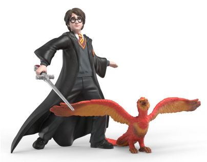 Schleich Harry Potter - Harry & Fawkes s mečom