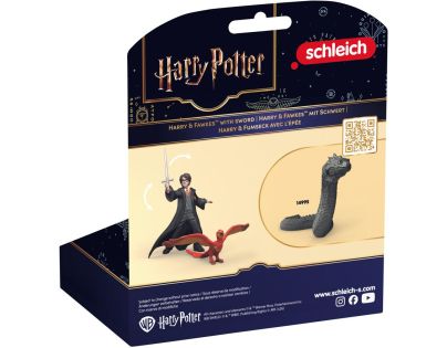 Schleich Harry Potter - Harry & Fawkes s mečom